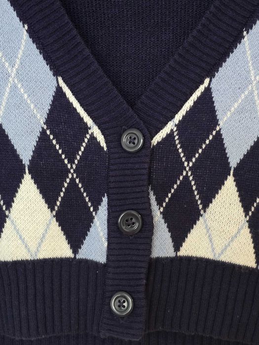 H&M тъмно синя жилетка