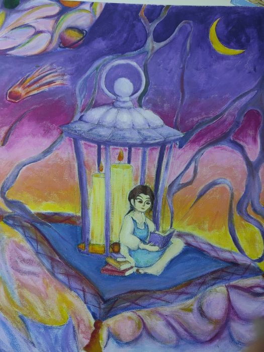 композиция, пейзаж, комната