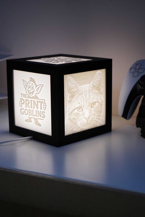 Light box, veioza de noapte personalizata