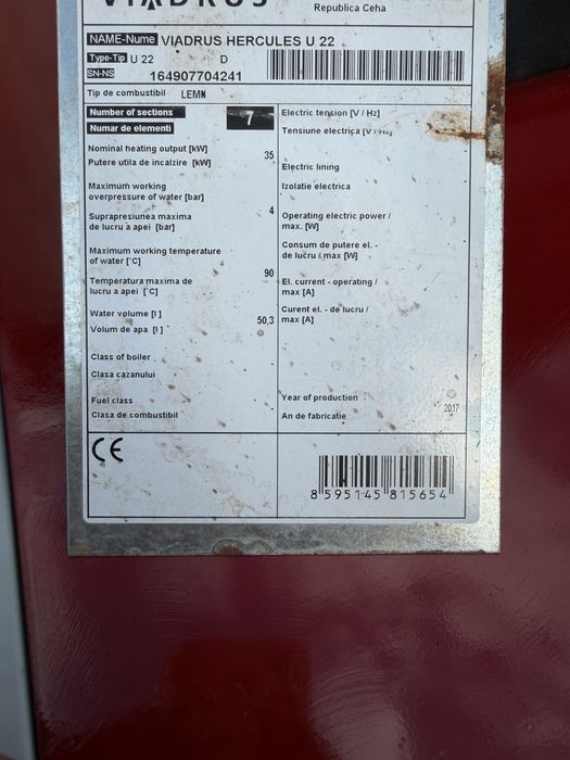 Vand centrala viadrus 35 kw