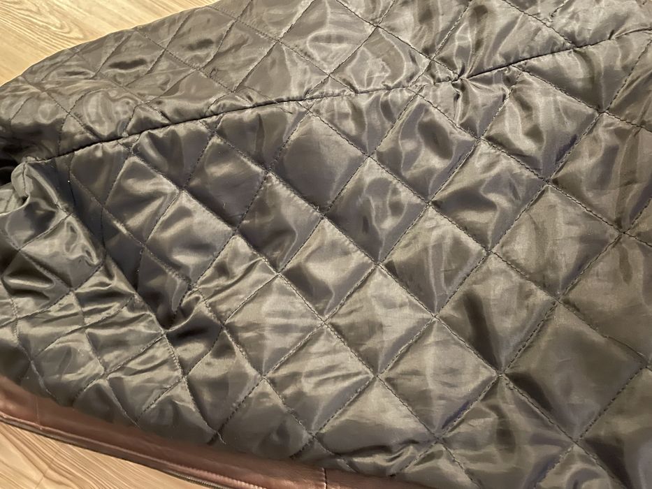 Sacou/geaca piele naturala maro XL