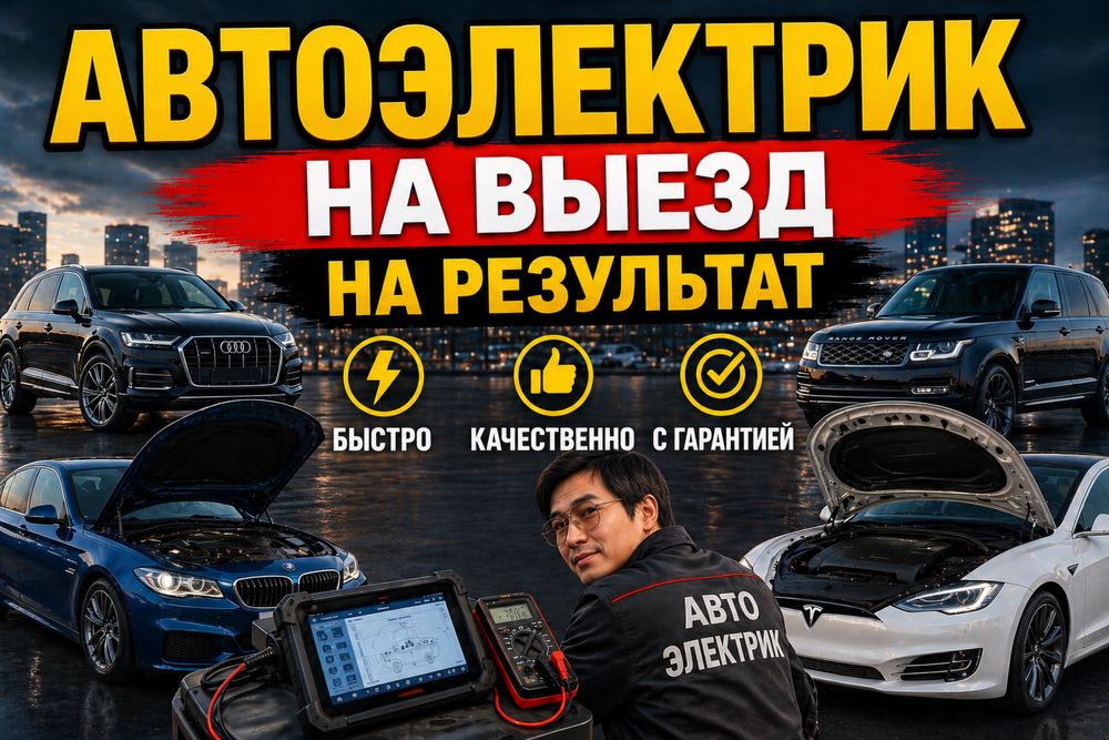 Автоэлектрик с выездом 24/7