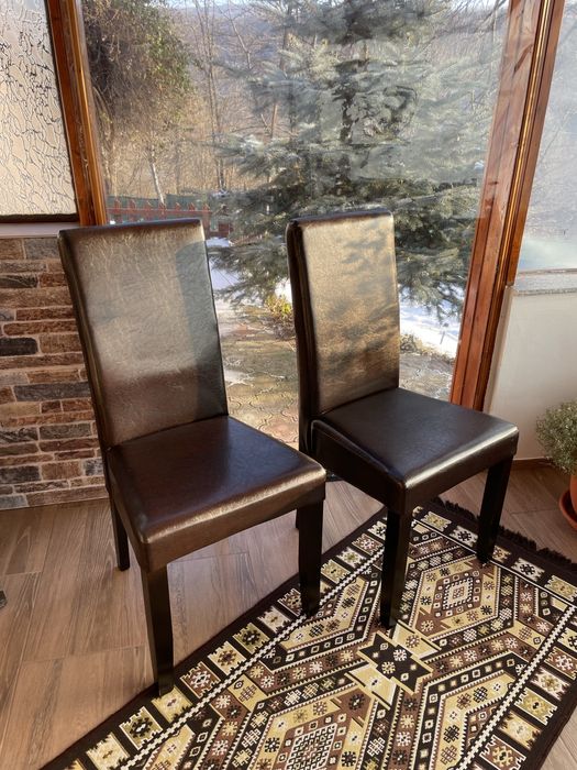 4 Scaune din imitatie piele