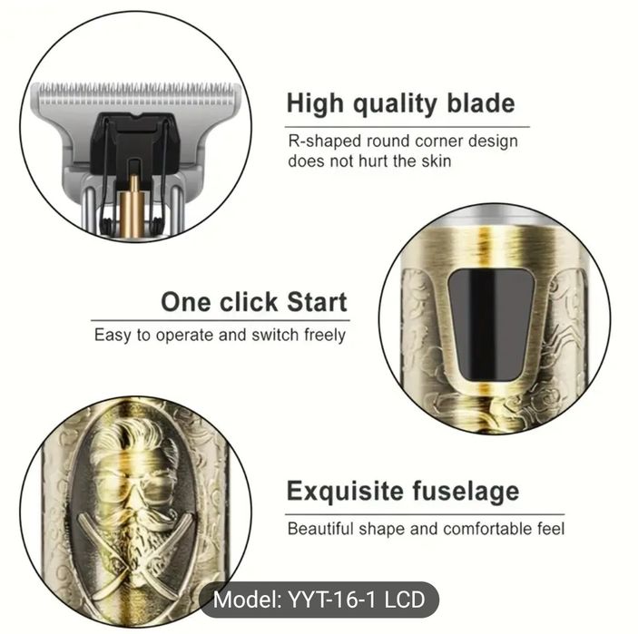 Mașina de Tuns Par și Barba cu LED