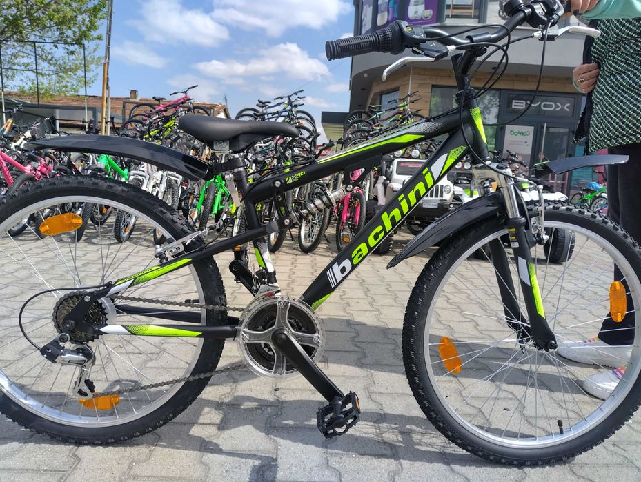 Велосипед 24" Bachini Speed FSP черен.зелен