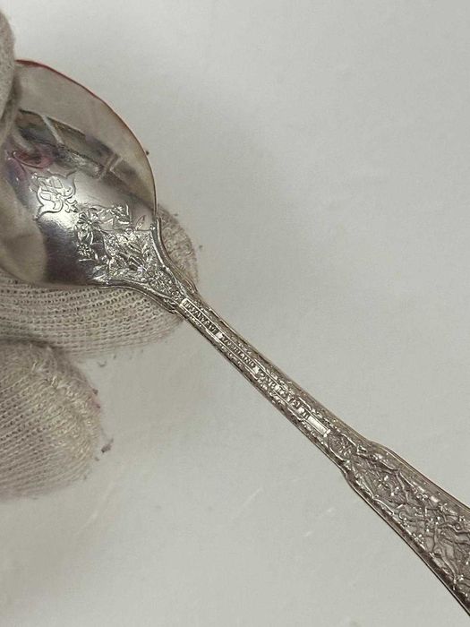 SET 6 LINGURITE ARGINT 925 - TIFFANY & CO - "Persian" Pattern - 1872 !