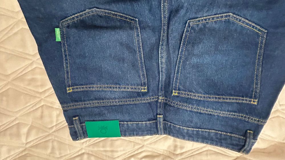 Дънки Benetton, тъмно сини, размер 30
