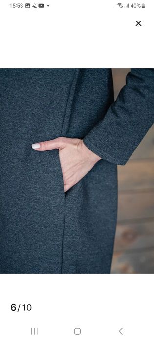 Платье трикотажное  надето 1 раз. Подойдёт на 56-60