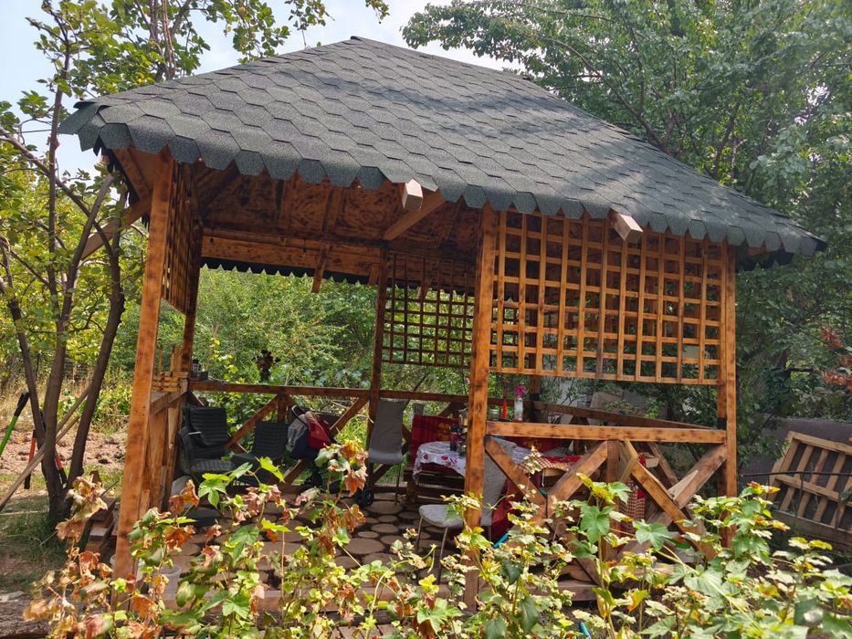 Беседка из бруса 10х10