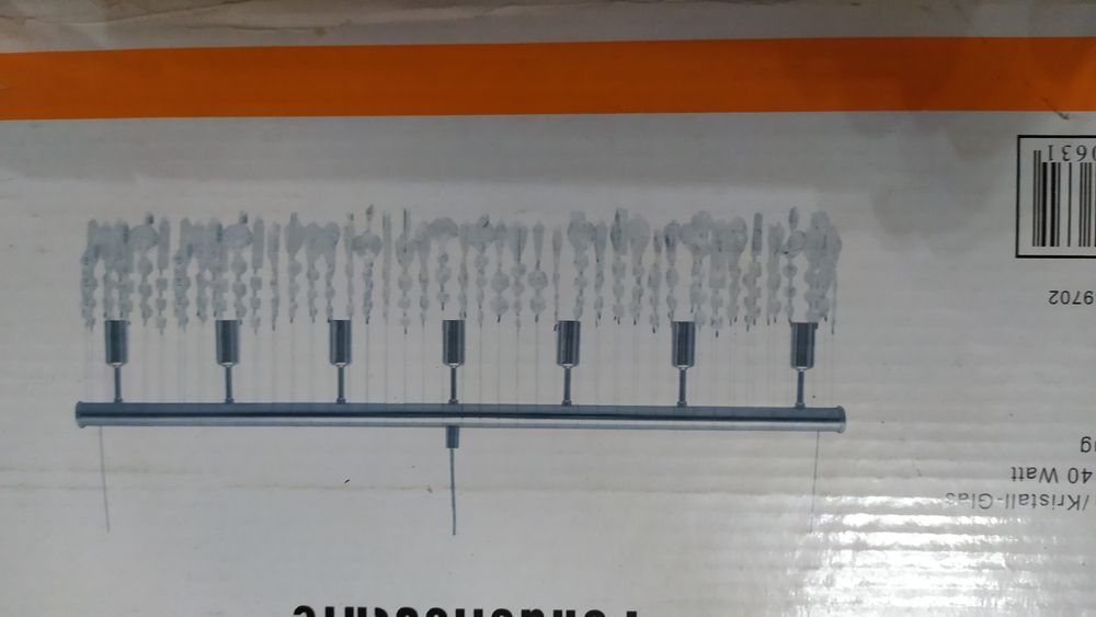 Lustră tip pandantiv,  superbă