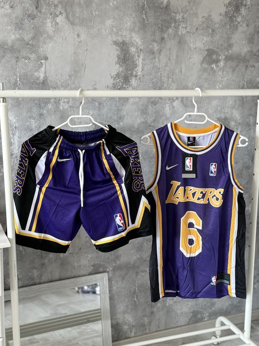 Compleu baschet Lakers Nike Jordan 6 James