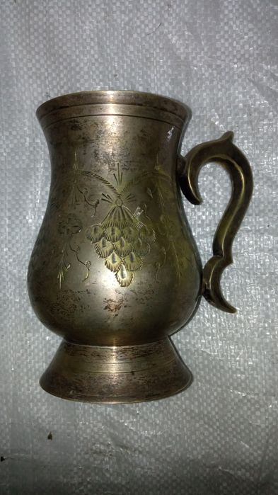 Кружка латунная .