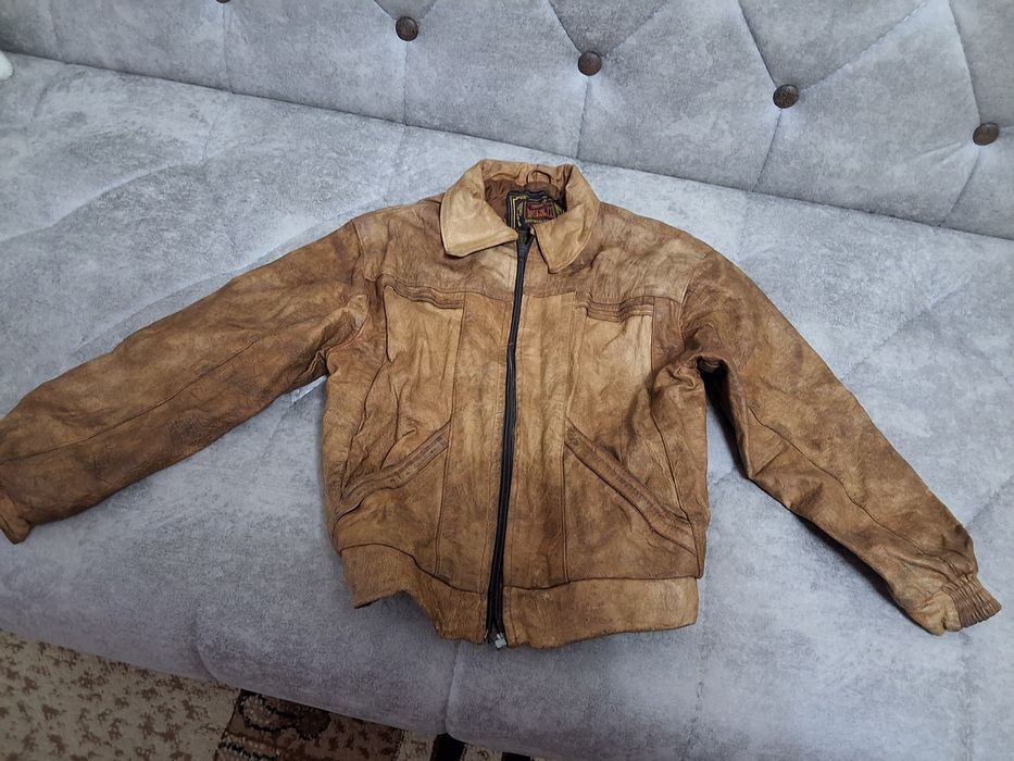 Детская куртка из натуральной кожи