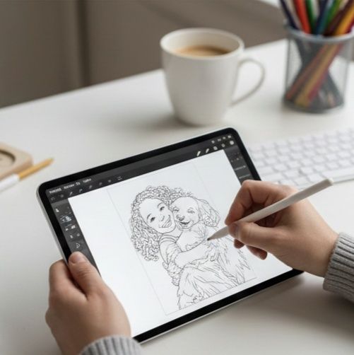 Персонализирани оцветявки по Ваша снимка или любим герой