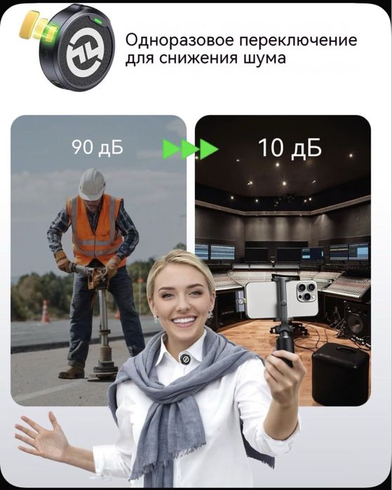 Hollyland Lark M2 Type-C — беспроводной петличный микрофон