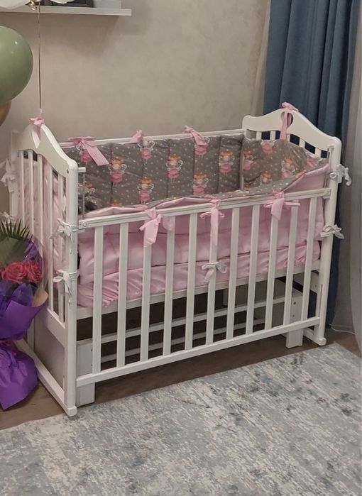 Кровать Антел Каролина + матрас + постельное