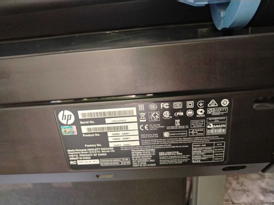 Plotter HP DesignJet T520 ,  A1, USB, Retea, Wi-Fi