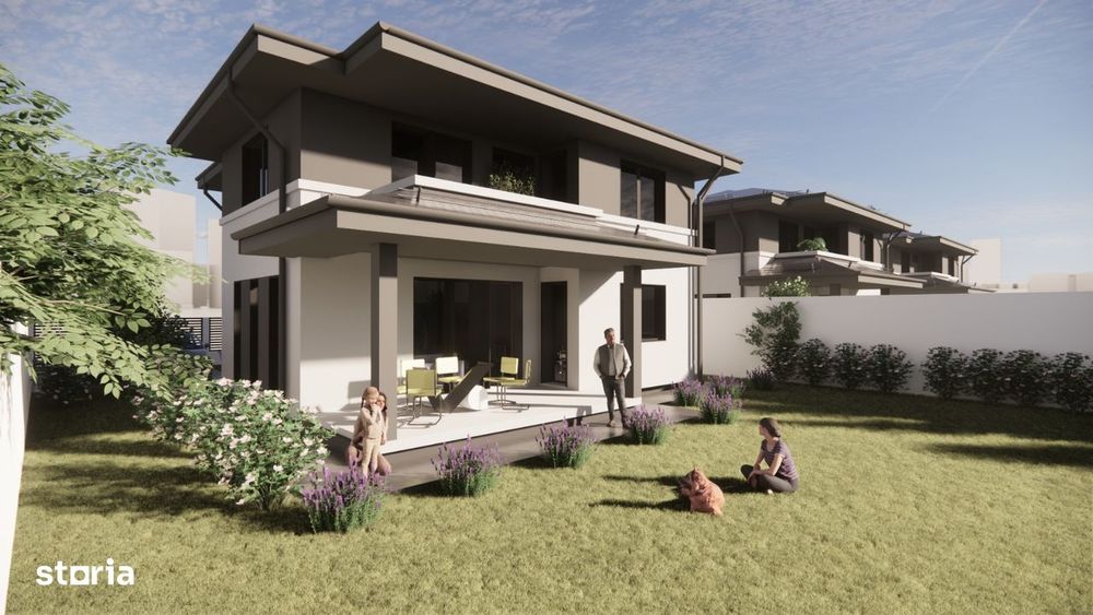 Casa 5camere 150mp Magurele 3 bai dormit parter terasa inc pard canal