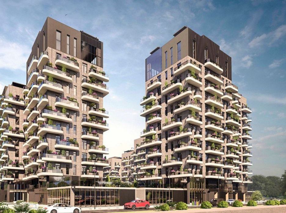 ЖК Parkwood 66м² 2>3/8/12 евроквартира