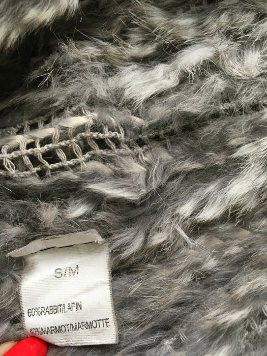 Елек естествен косъм лисица и заек 2 модела С/М