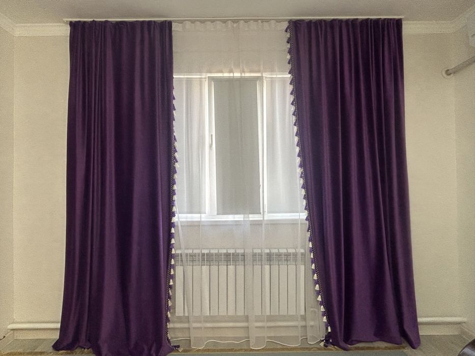 Шторы      тюль. комплект