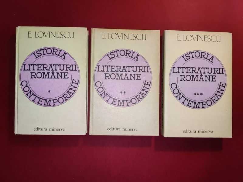 Istoria literaturii romane contemporane - E. Lovinescu