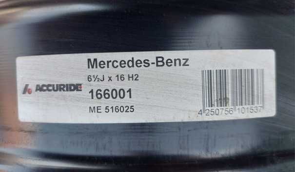Vand janta originala Mercedes Benz ,1 BUC,noua R16, D=5X112, 6,5X16H2,ET49, KBA 43930, PRET 150 LEI