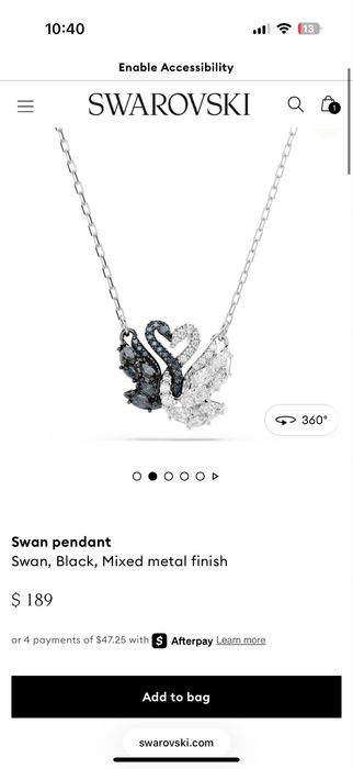 Колие Swarovski