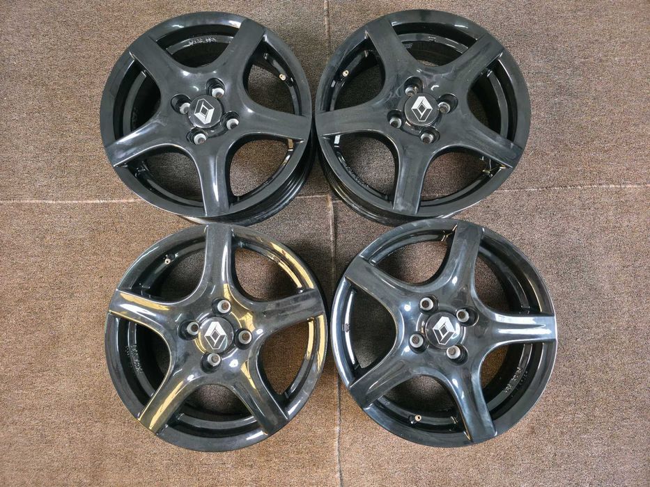 4 Jante Aliaj 4x100 15'' 5.5J ET 40 - Renault Clio Twingo / Dacia Logan Sandero Dokker