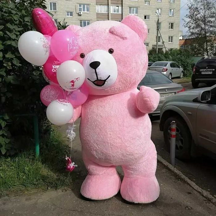 Гигантски надуваем Костюм на Мики маус Мини маус 1,9м за парти