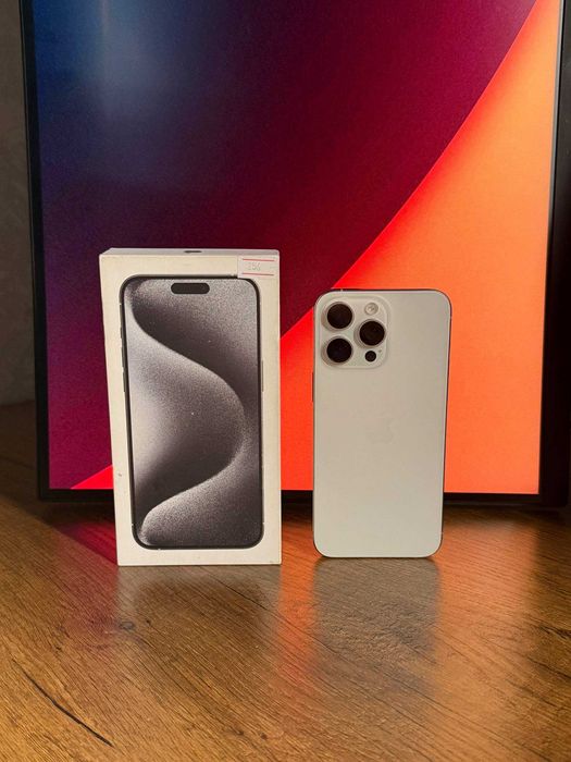 iPhone 15 Pro Max 256GB White Titanium