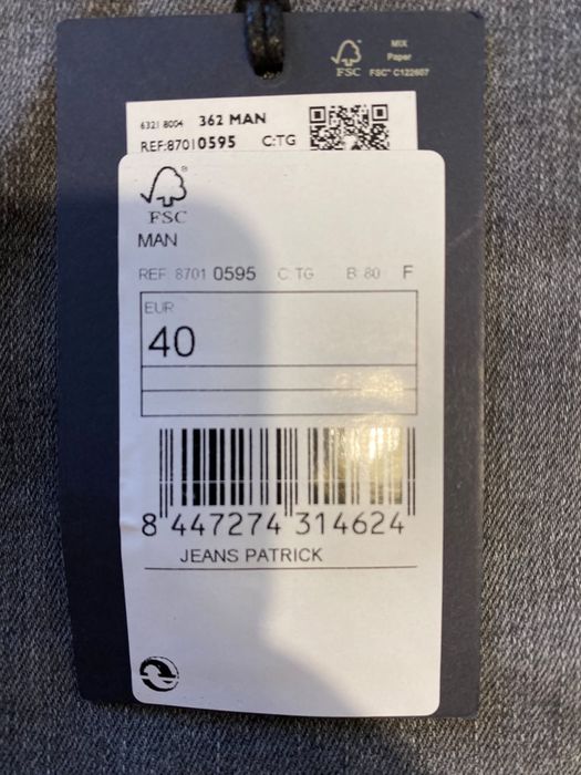 Blugi MANGO “Patrick” slim fit ultra soft touch
