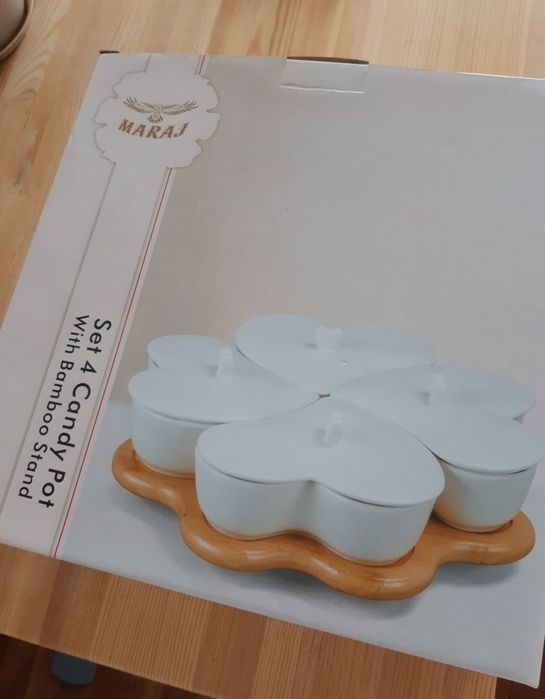 продам менажницу бамбук керамика