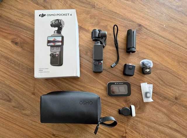 DJI Osmo Pocket 4 Creator Combo + Гаранция + 2x Variable ND филтри + 2X Допълнителни NP-F батерии