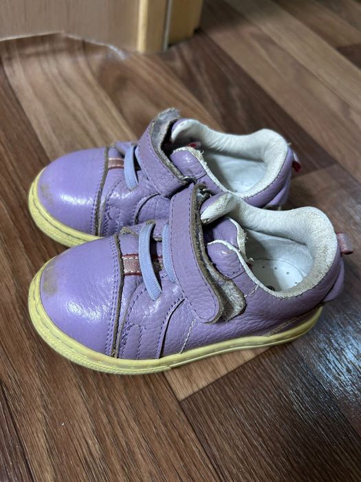 Кеды для девочек кожаные