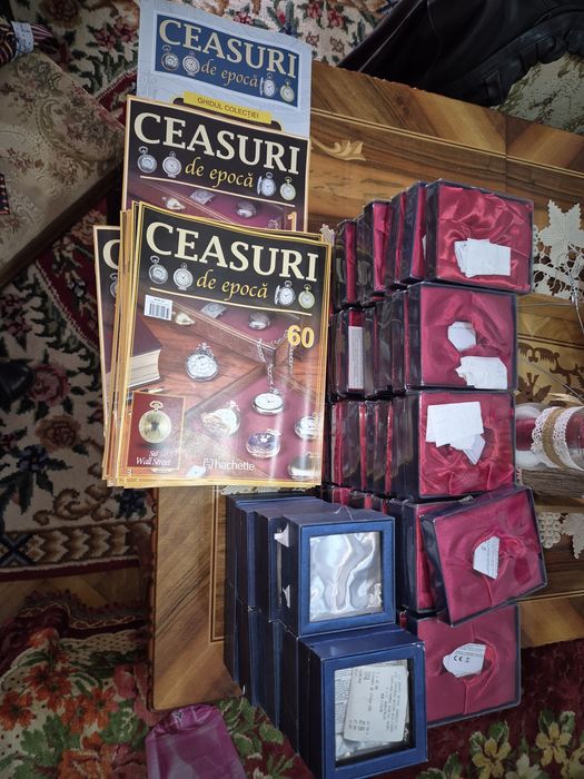 Vând colecție ceasuri epocă de buzunar.
