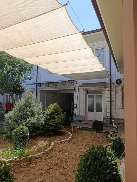 Солнцезащитная сетка и установка