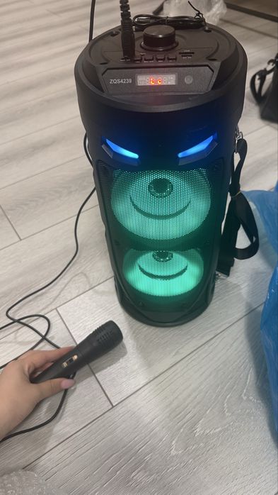 Портативная Bluetooth колонка ZQS4239 с микрофоном алматы ожет бүгін а