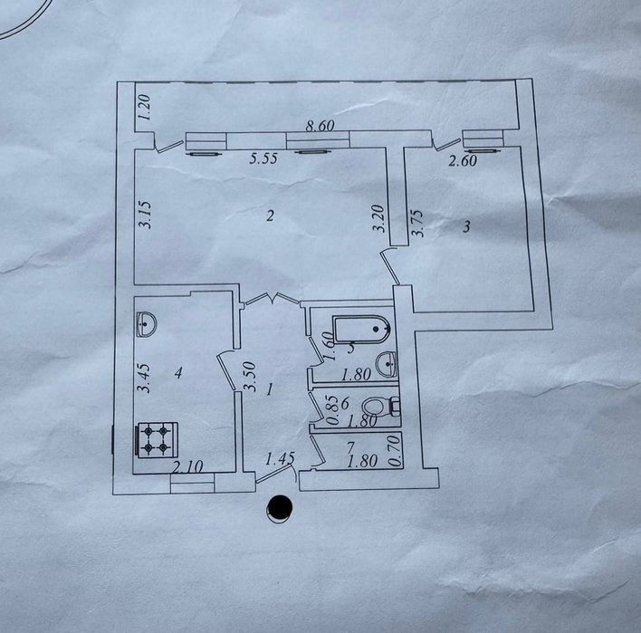 Юабад 11. 2х ком. 56м2. Ипотеку можно