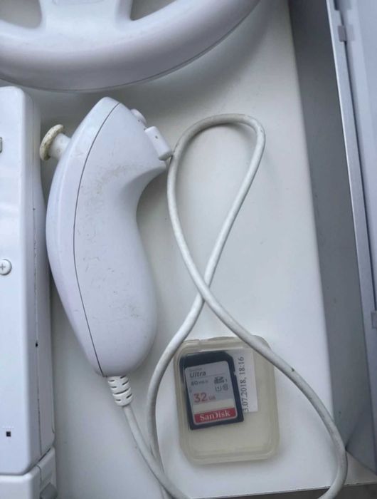 Nintendo Wii Modat + Sensor bar + Controller Original + Adaptor HDMI