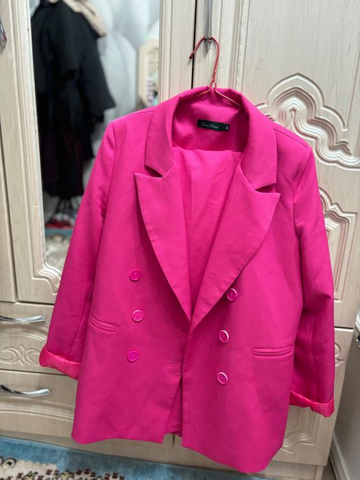 Костюм двойка розовый