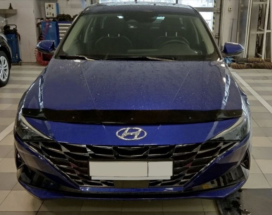 Дефлектор капота Hyundai Elantra с 2021+