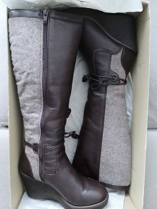 Сапоги демисезонные натуральная кожа