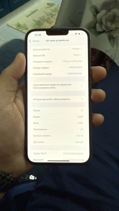 Iphone 13 pro max 128 gb