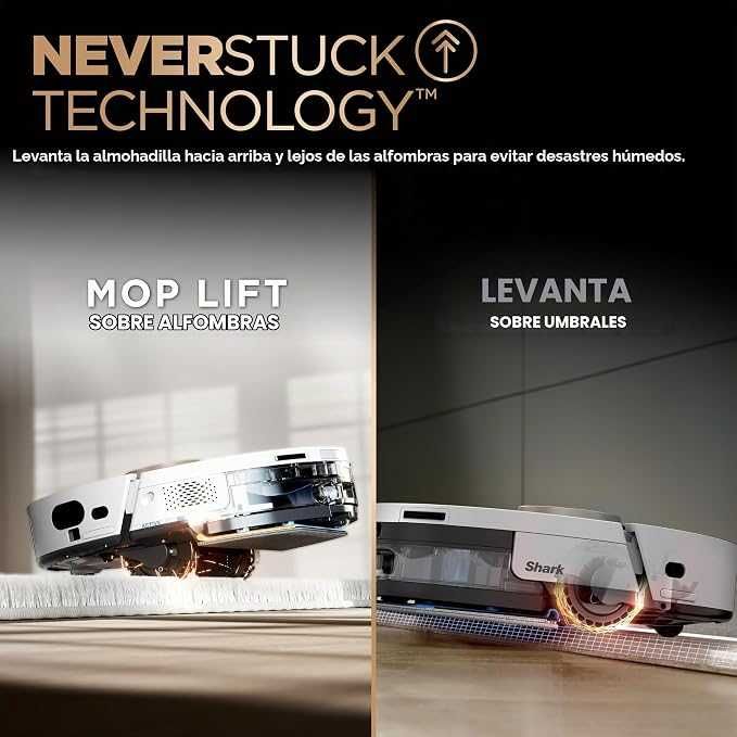 Робот прахосмукачка и моп Shark PowerDetect NeverTouch Pro 2в1 RV2800ZEEUWH