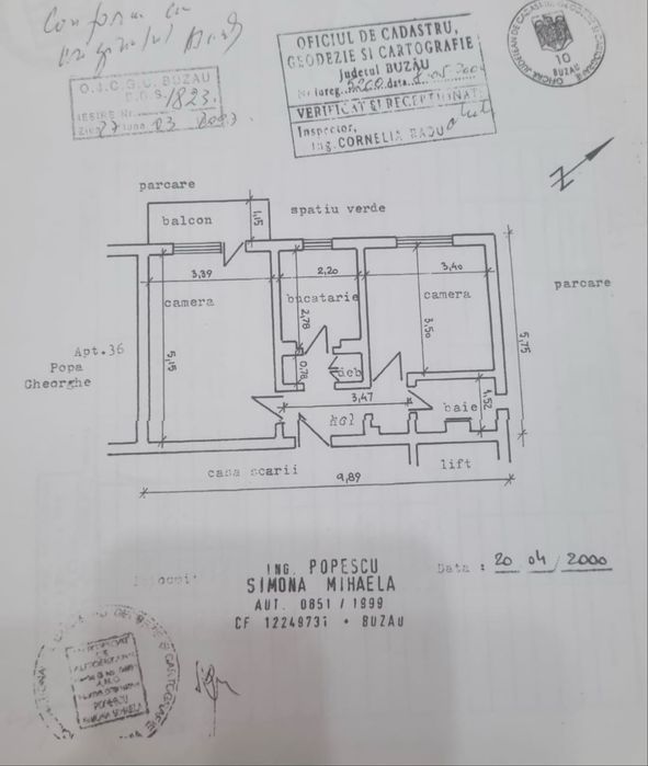 Vand apartament 2 camere- Bulevardul Unirii Sud