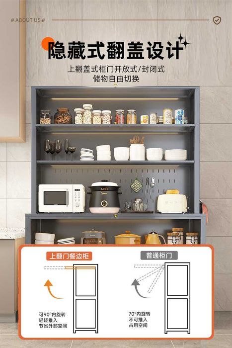 Zadvijali, yuqoriga ochiladigan oshxona shkafi