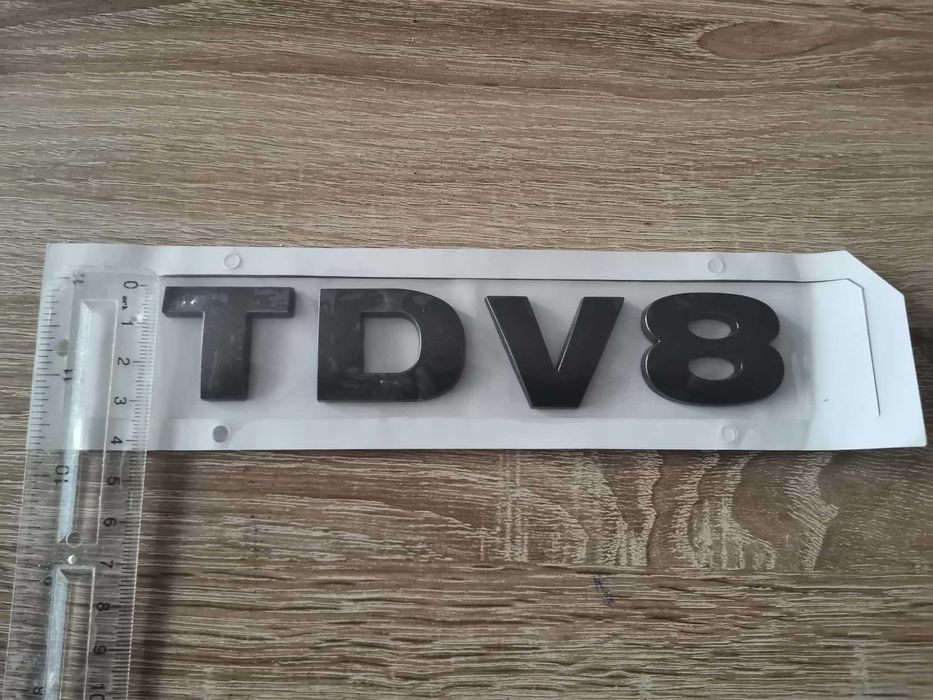 Range Rover TDV8 сива емблема