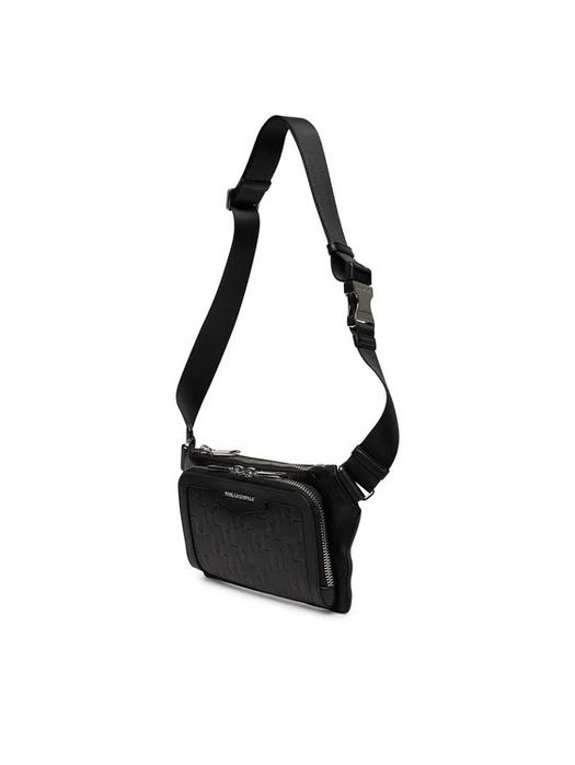 Karl Lagerfeld K/Loom Lea Bumbag | мъжка чанта 100% естествена кожа