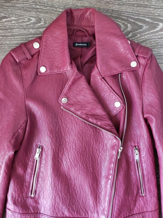 Jacheta Stradivarius din imitatie de piele, marimea S